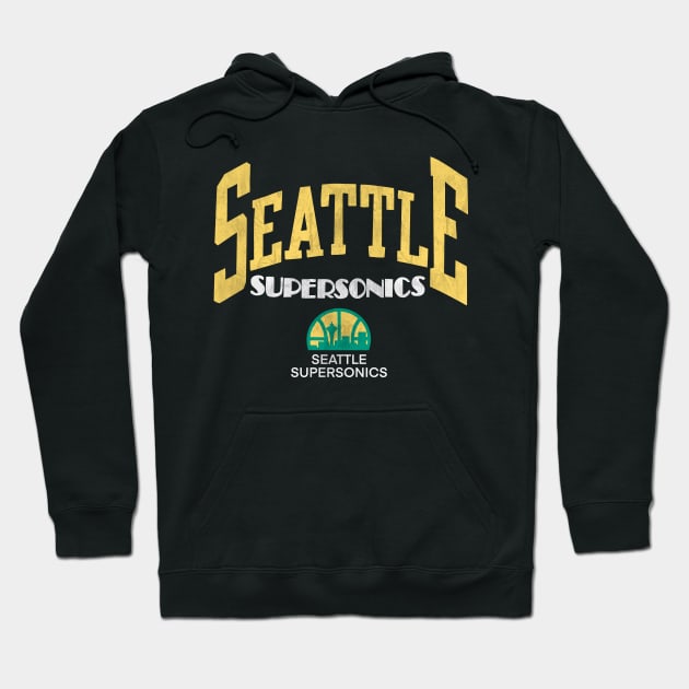 Seattle seupersonics classic Hoodie by Polaroid Popculture